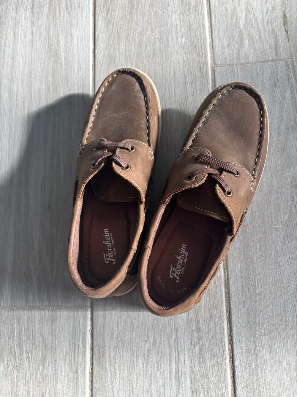 Kids leather loafer shoes -florsheim